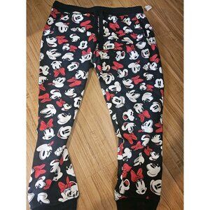 Disney Parks Mickey and Minnie Mouse Sweatpants Joggers Lounge Womens Size 1X
